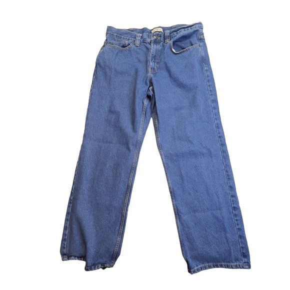 Blue Mountain Jeans Mens Size 36x32 Regular Straight Fit Denim Blue Pants READ - Picture 3 of 13